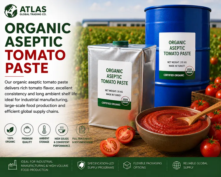 Organic Aseptic Tomato Paste