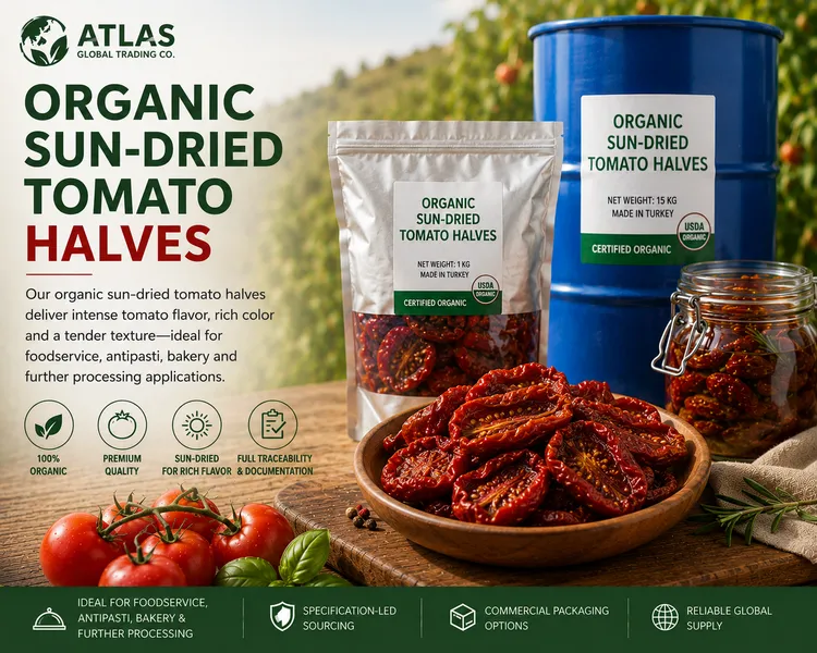 Organic Sun-Dried Tomato Halves