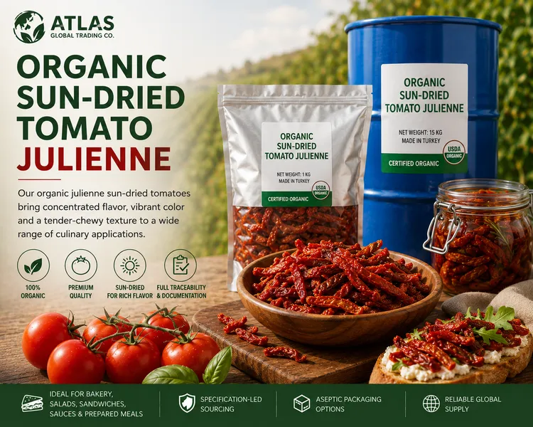 Organic Sun-Dried Tomato Julienne