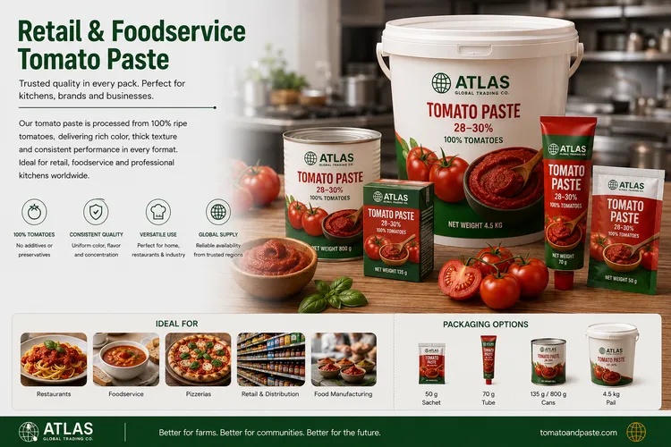 Retail & Foodservice Tomato Paste