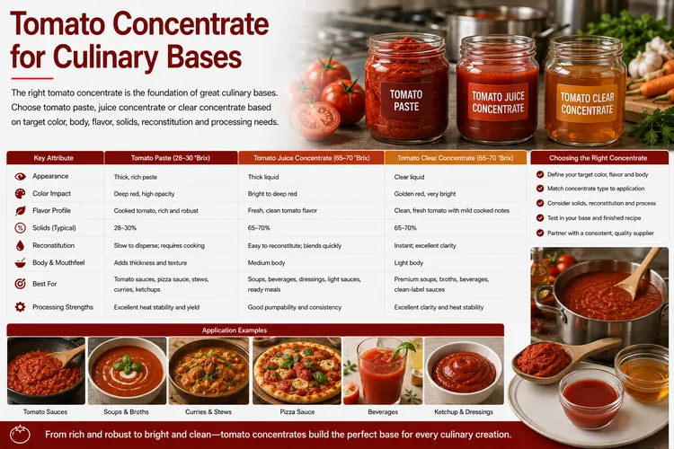 Tomato Concentrate for Culinary Bases