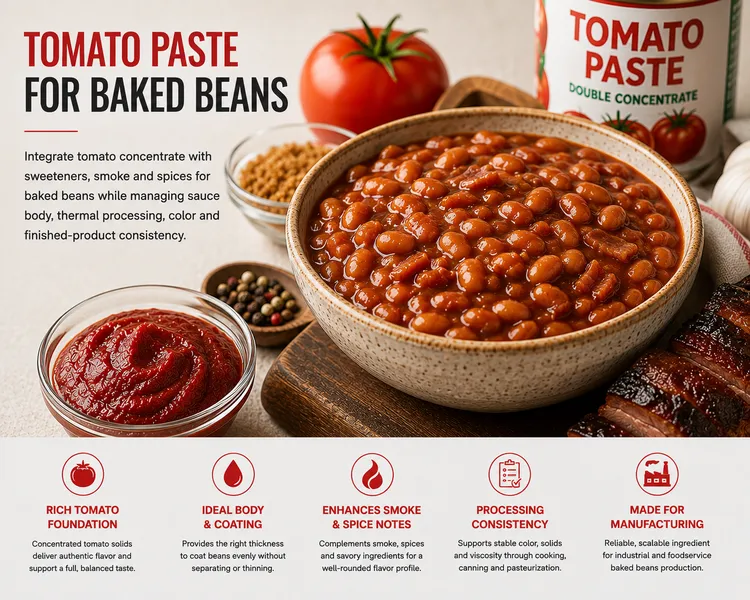 Tomato Paste for Baked Beans