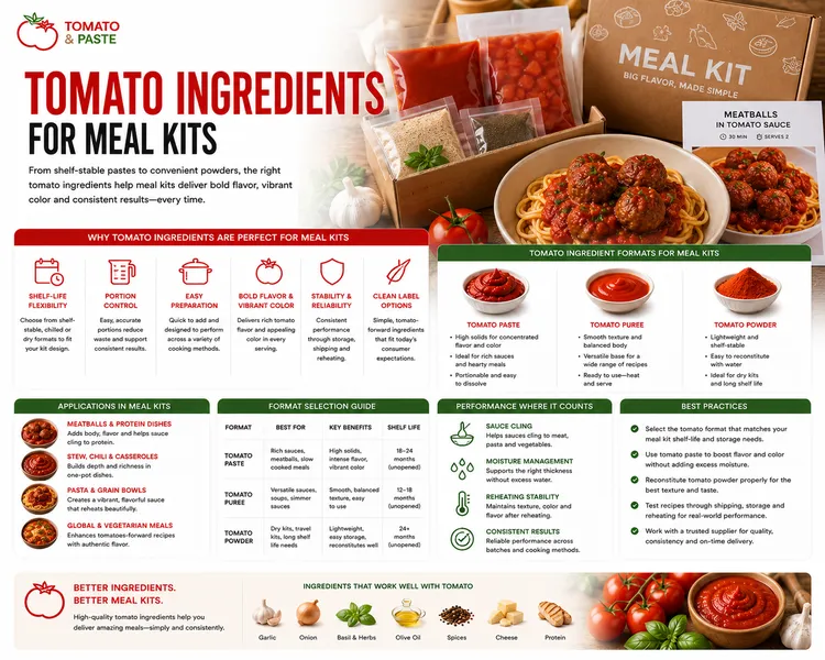 Tomato Ingredients for Meal Kits