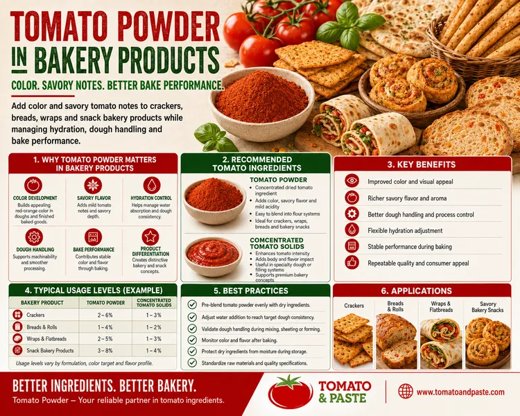 Tomato Powder in Bakery Products